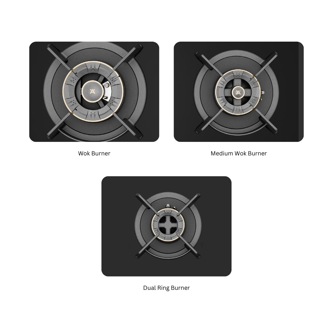 Hafele 90 cm 5 Burner Hob Cronus Series CRONUS 590