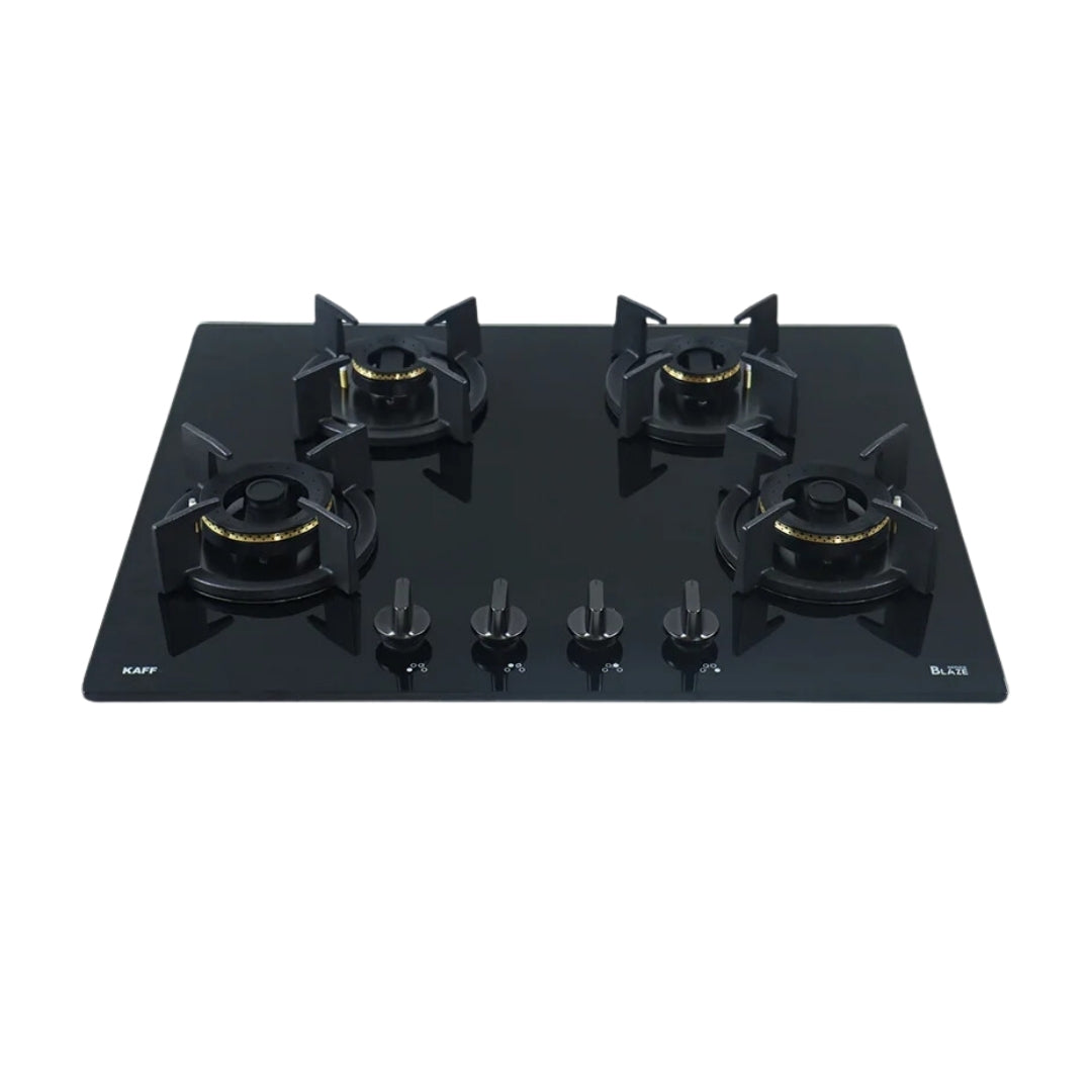 Kaff 60 cm Wall Mounted Chimney Premier Range MAINZ 60 DC - BLDC + Kaff 65 cm 4 Burner Hob Blaze Series BZ 654