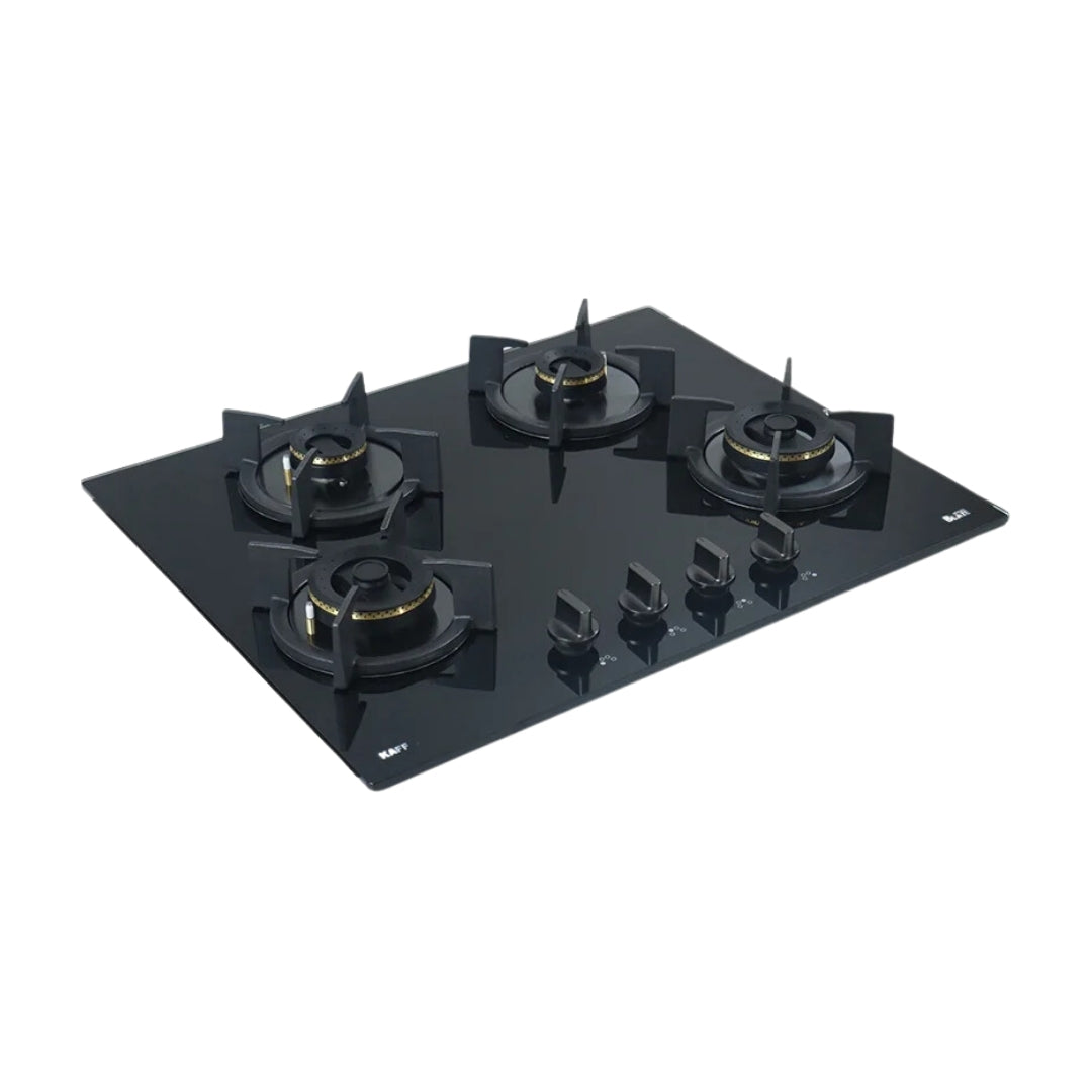 Kaff 60 cm Wall Mounted Chimney Premier Range MAINZ 60 DC - BLDC + Kaff 65 cm 4 Burner Hob Blaze Series BZ 654