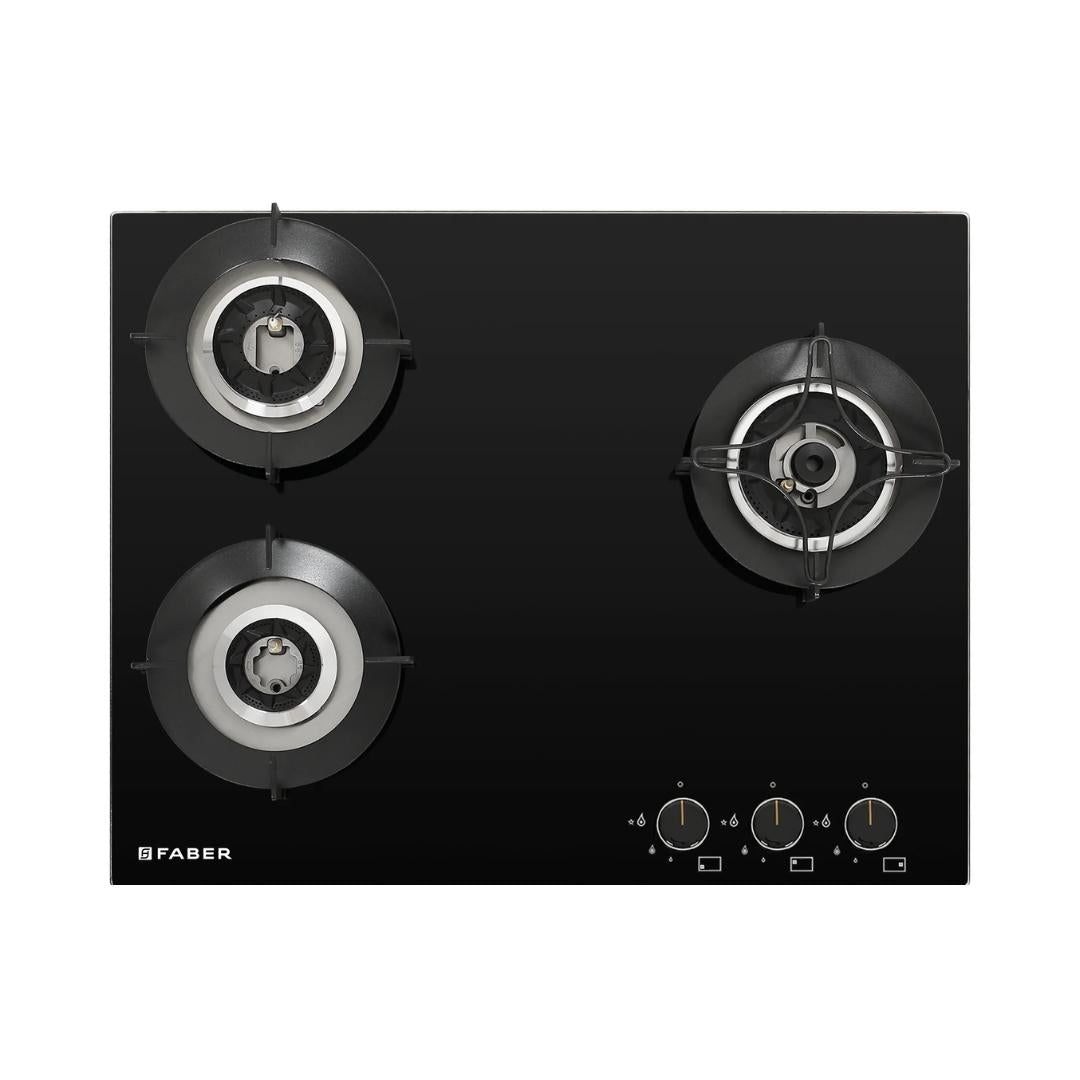 Faber 65 cm 3 Burner Hob Superia Series SUPERIA HT653 BR AI