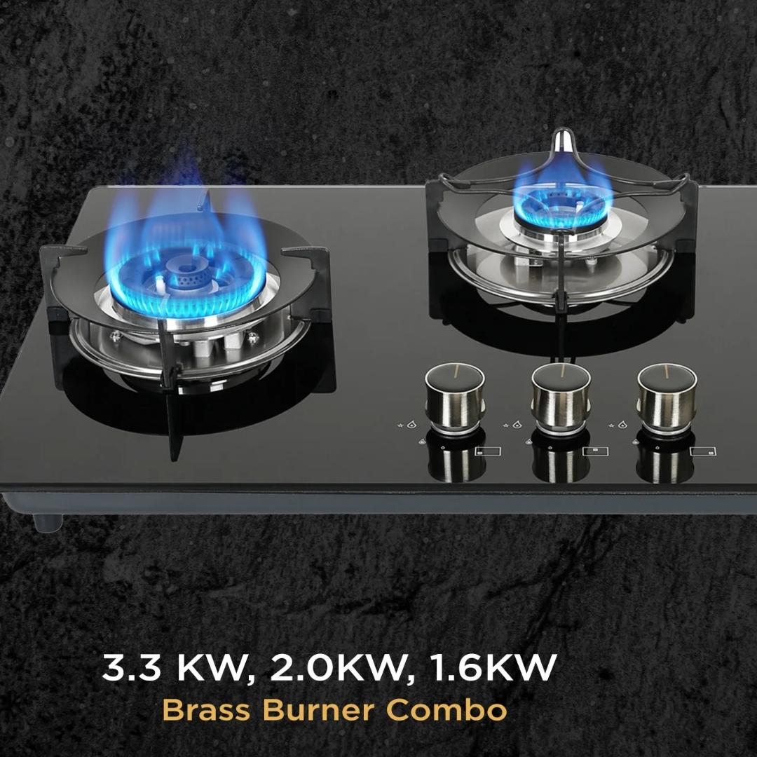 Faber 76 cm 3 Burner Hob Superia Series SUPERIA HT763 BR AI