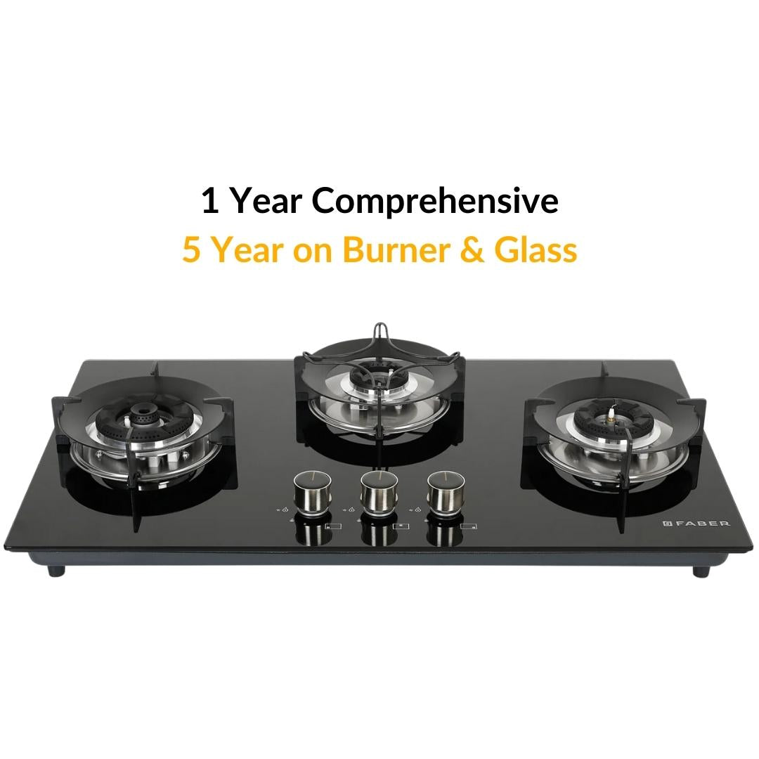 Faber 76 cm 3 Burner Hob Superia Series SUPERIA HT763 BR AI