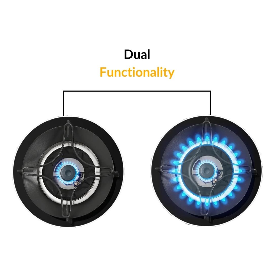Faber Built In Oven FBIO 80L 4F BK + Faber Built-In Microwave FBI MWO 20 SG BK + Faber 75 cm Wall Mounted Chimney Charm Series HOOD CHARM BLDC HC SC FL BK IN 75 T + Faber 76 cm 4 Burner Hob Superia Series SUPERIA HT764 BR AI