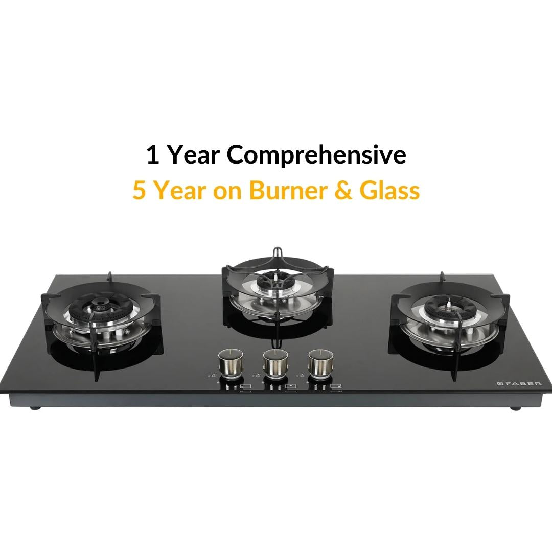 Faber 90 cm 3 Burner Hob Superia Series SUPERIA HT903 BR AI