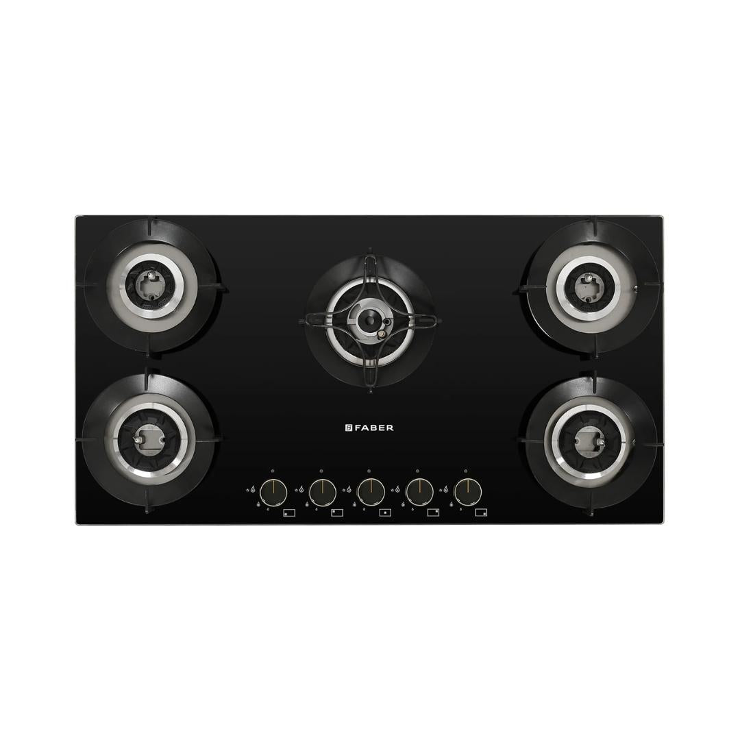 Faber 90 cm 5 Burner Hob Superia Series SUPERIA HT905 BR AI