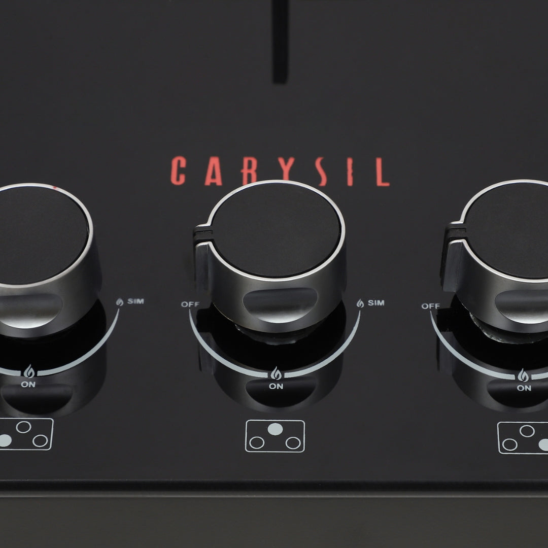 Carysil 77 cm 3 Burner Cooktop Hornet 3 BR Auto