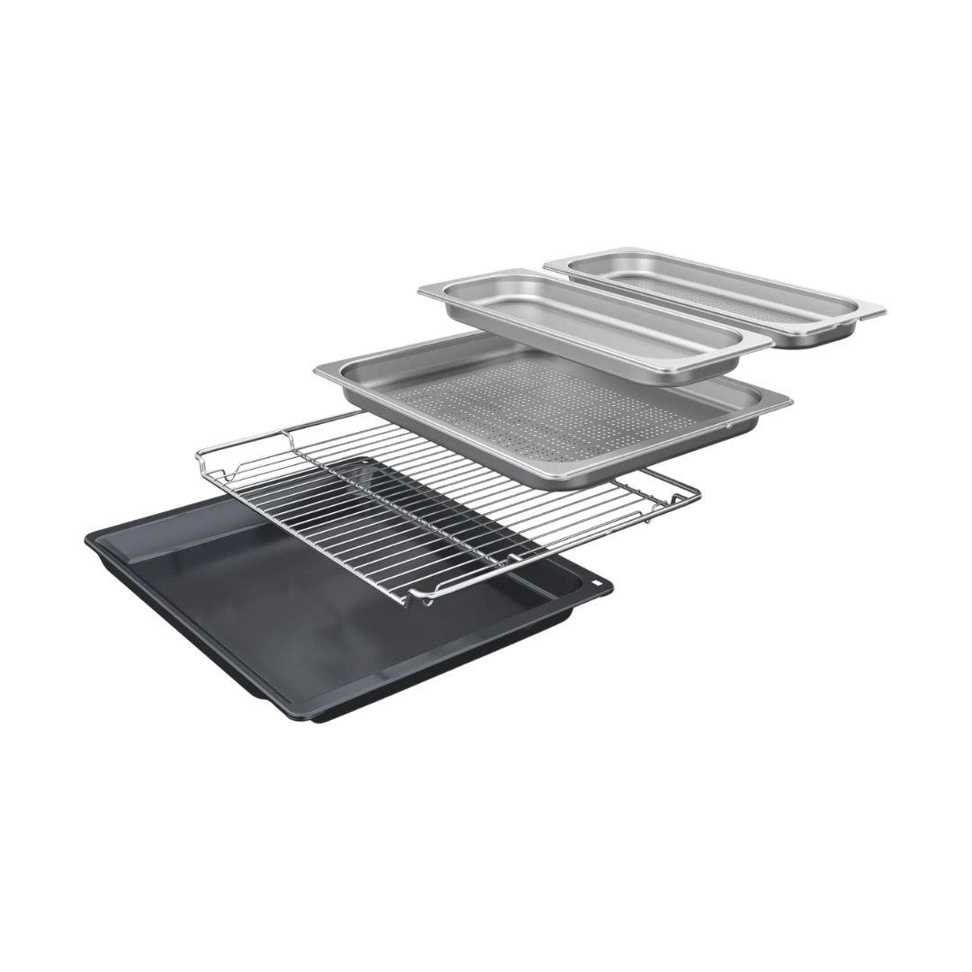 Siemens Built In Oven with Full Steam Function iQ700 HS736G3B1I + Siemens Built-In Microwave IQ700 Series BE732L1B1I