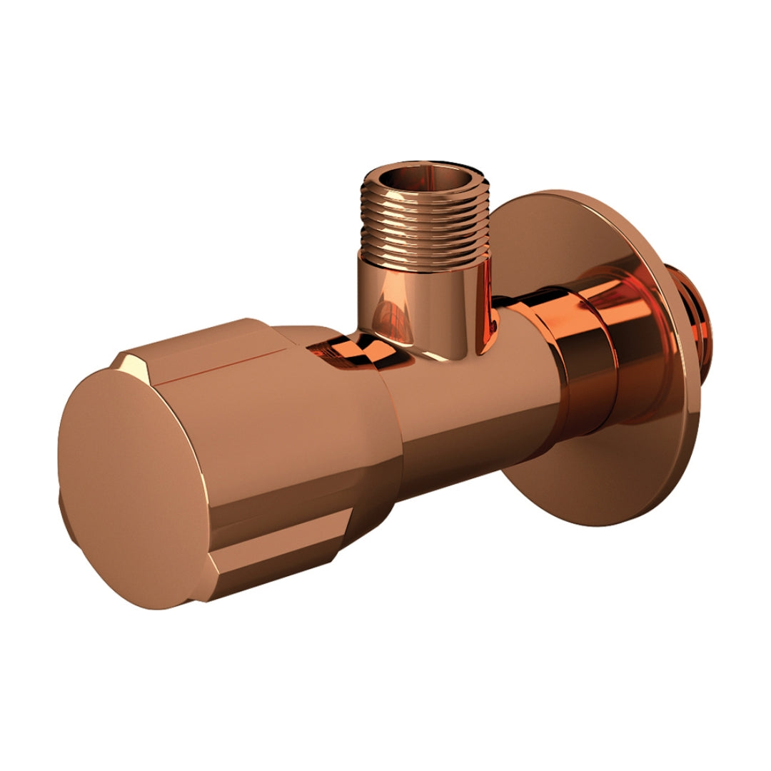Colston Basin Area Angle Valve Hubb HUBB ROSE GOLD Angle Valve - Rose Gold