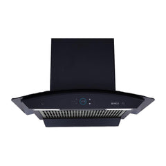 Elica 60 cm Wall Mounted Chimney Ismart Series ISMART GLACE FL HAC 60 LTW NERO