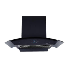 Elica 75 cm Wall Mounted Chimney Ismart Series ISMART GLACE FL HAC 75 LTW NERO