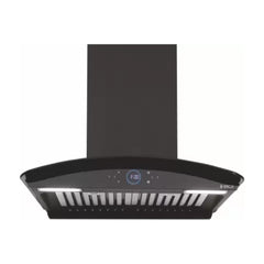 Elica 60 cm Wall Mounted Chimney Ismart Series ISMART GLACE HAC BF LTW 60 NERO