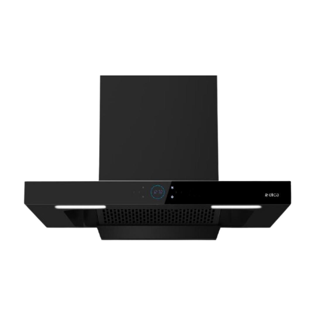 Elica 90 cm Wall Mounted Chimney Ismart Series ISMART SPOT FL HAC 90 LTW NERO