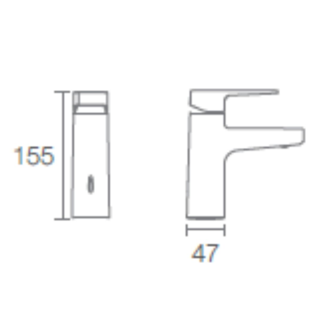 Kohler Table Mounted Regular Basin Mixer Hone K-22534IN-4-CP - Chrome