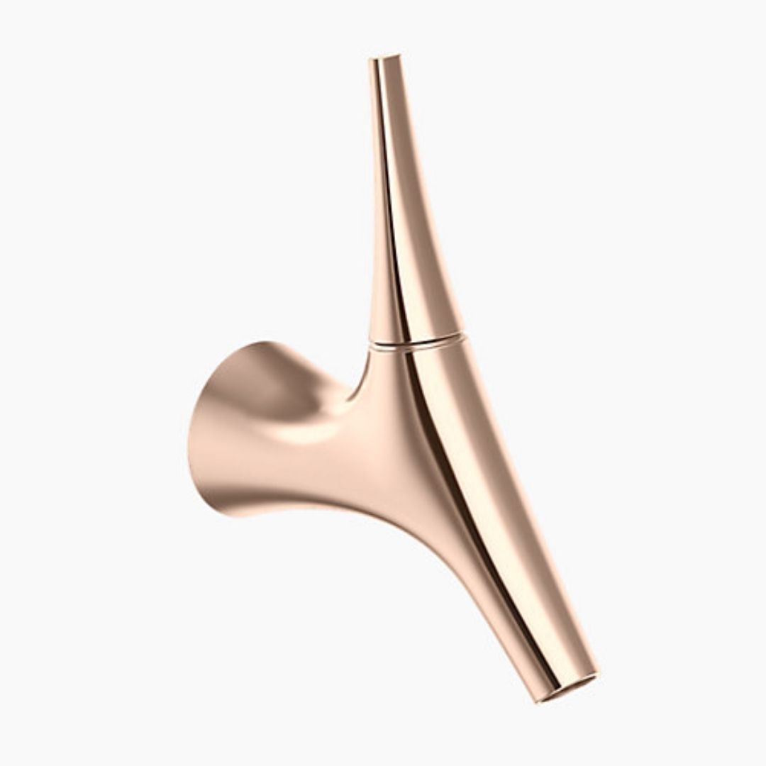 Kohler Wall Mounted Basin Mixer Vive K-23975IN-4ND-RGD - Rose Gold