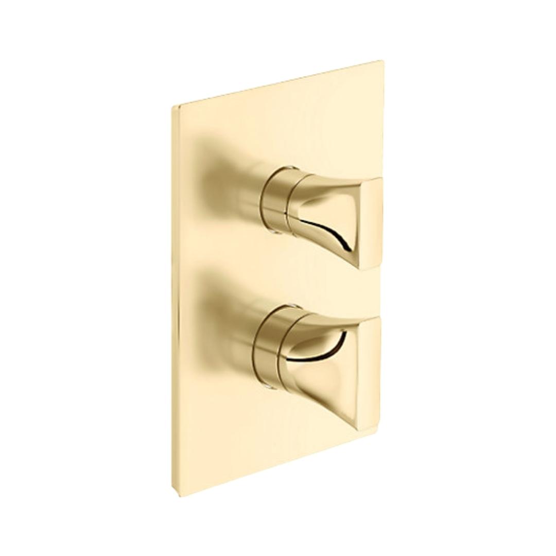 Kohler 2 Way Thermostatic Diverter Modern Life Edge 25761IN-9-AF - French Gold Finish