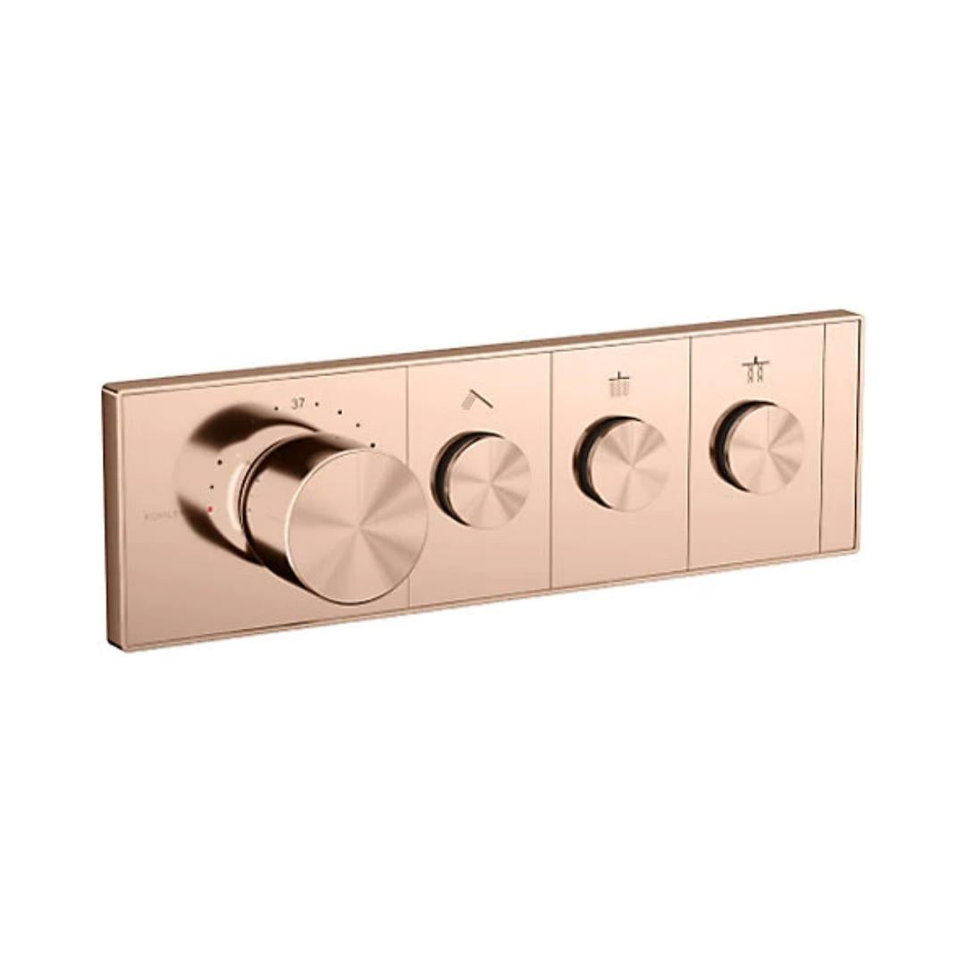 Kohler 3 Way Thermostatic Diverter Anthem 26347IN-9-RGD - Rose Gold Finish
