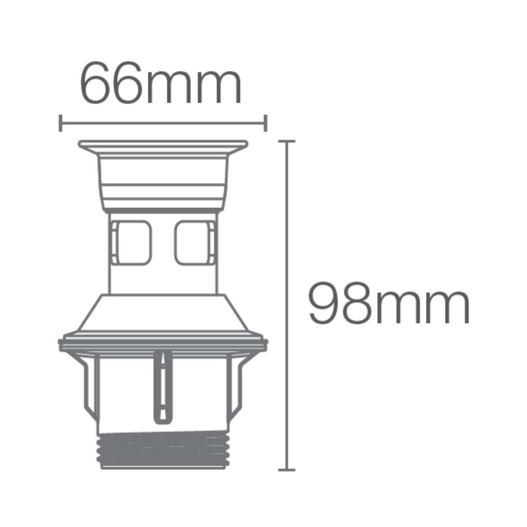 Kohler 3 inches Regular Waste Coupling K-45432IN-RGD - Rose Gold