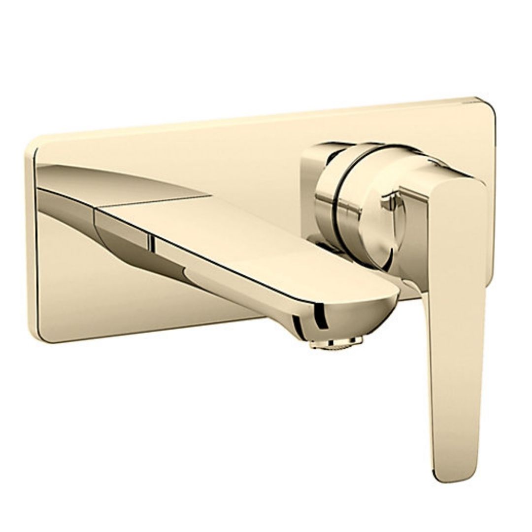 Kohler Wall Mounted Basin Mixer Aleo Plus K-5684IN-4ND-AF - French Gold