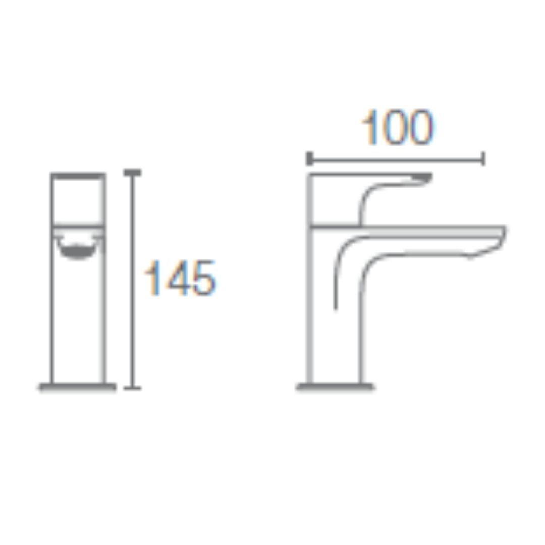Kohler Table Mounted Regular Basin Tap Aleo K-72288IN-4-CP - Chrome