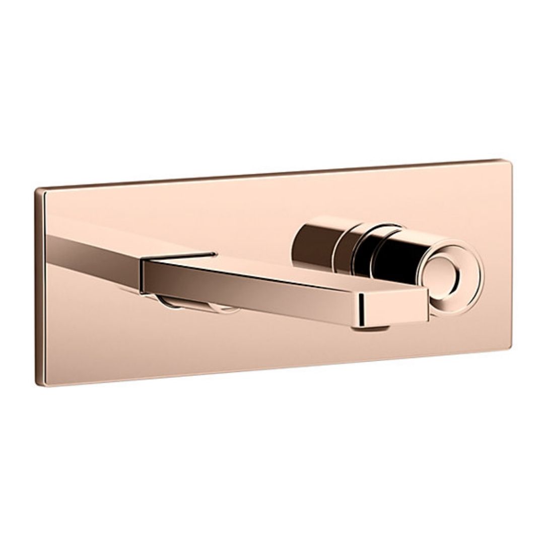 Kohler Wall Mounted Basin Mixer Composed K-73061T-7-RGD - Rose Gold