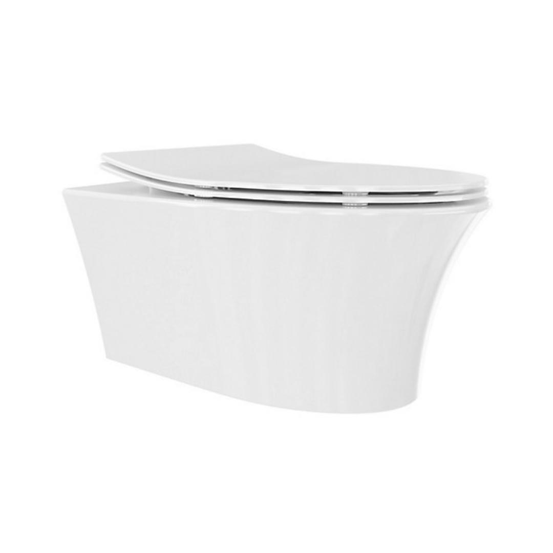 Kohler Wall Mounted White Closet WC Veil K-75708IN-SS-0 with P-Trap