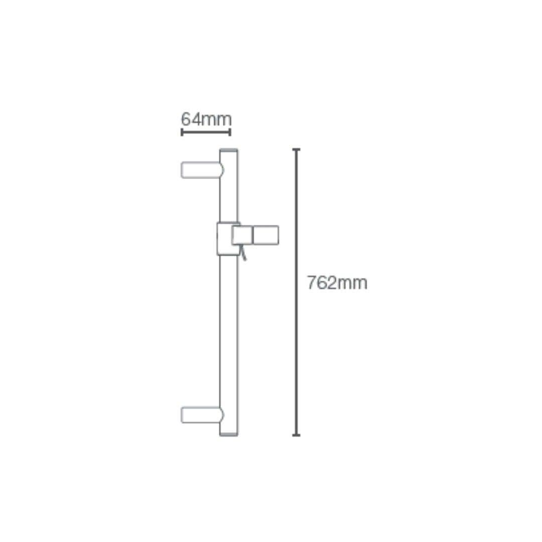 Kohler Shower Fitting Sliding Rail 8524T-RGD - Rose Gold