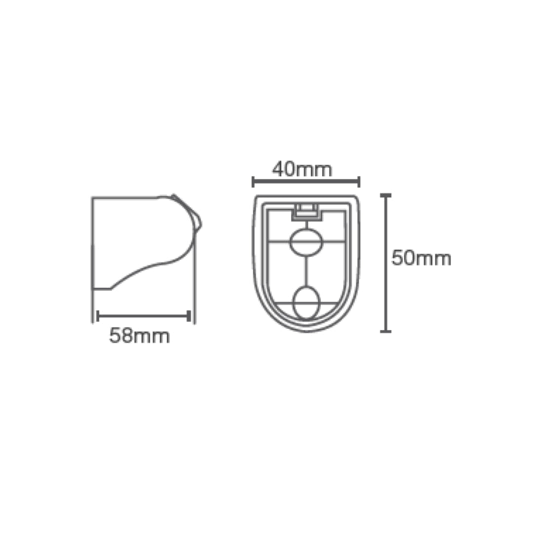 Kohler Shower Fitting Wall Bracket 9040IN-CP - Chrome