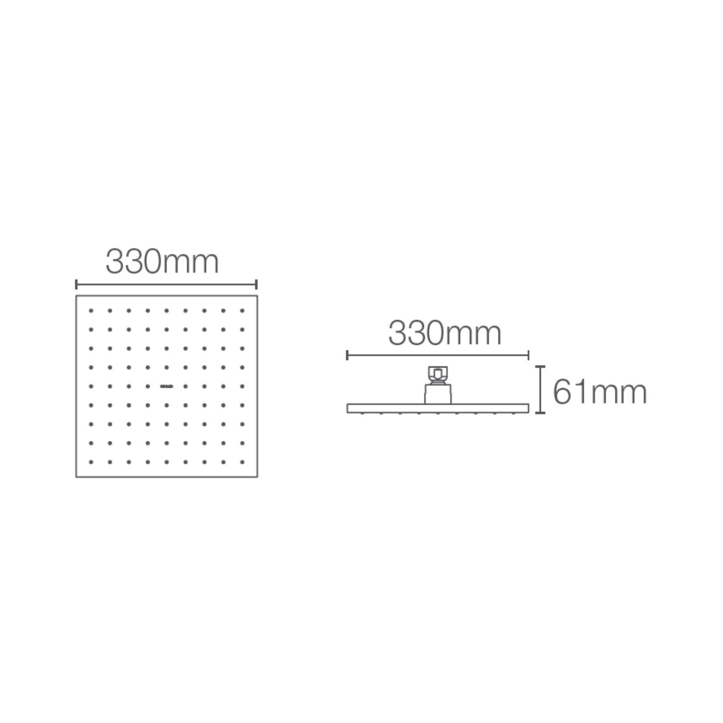 Kohler Single Flow Overhead Shower Modern Life 9302IN-CL-CP - Chrome