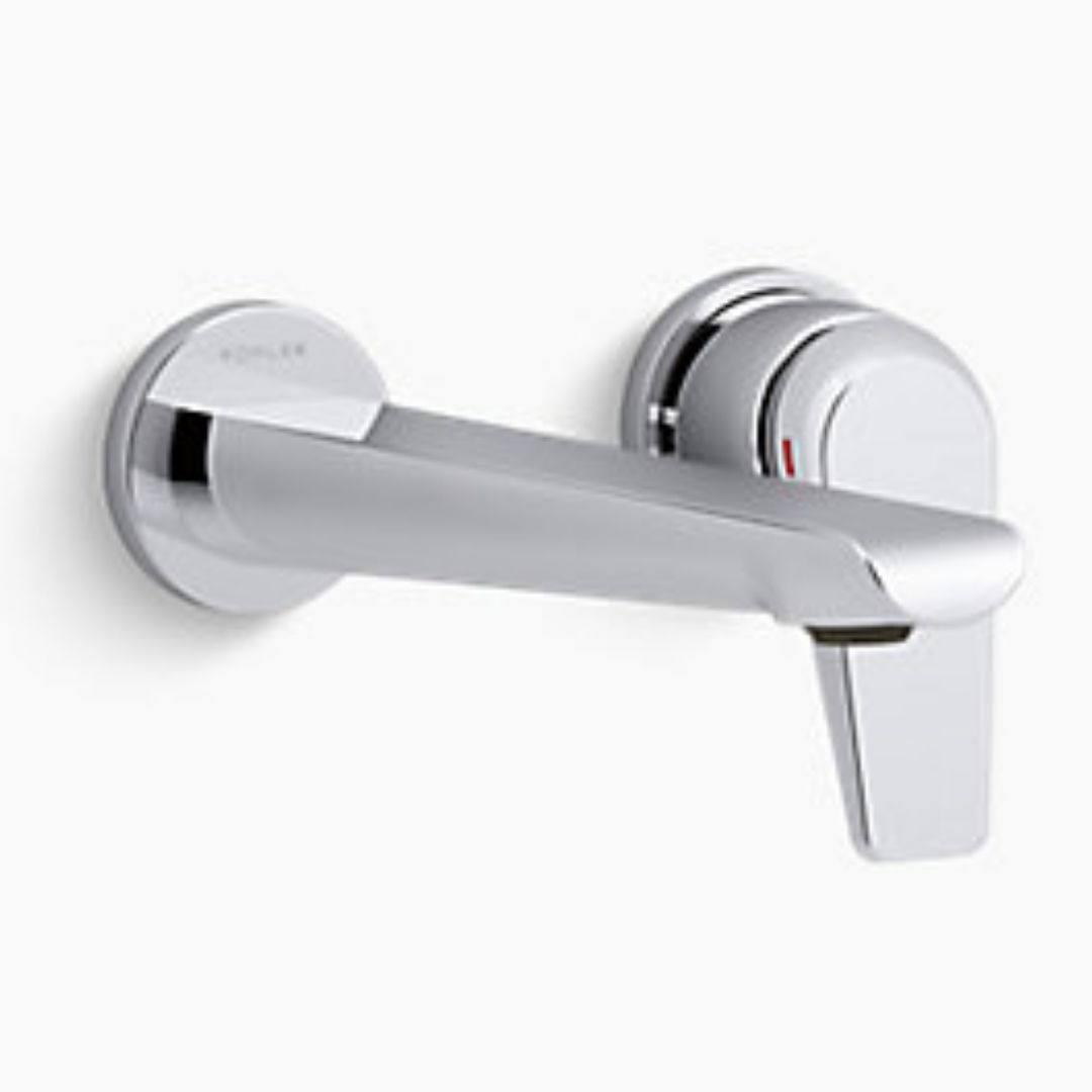 Kohler Wall Mounted Basin Mixer Avid K-97358IN-4ND-CP - Chrome