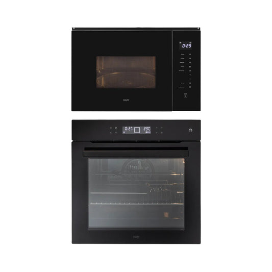 Kaff Built In Oven With Air Fryer OV 81TC BL AFR + Kaff Built-In Microwave KMW HN 6 BLK