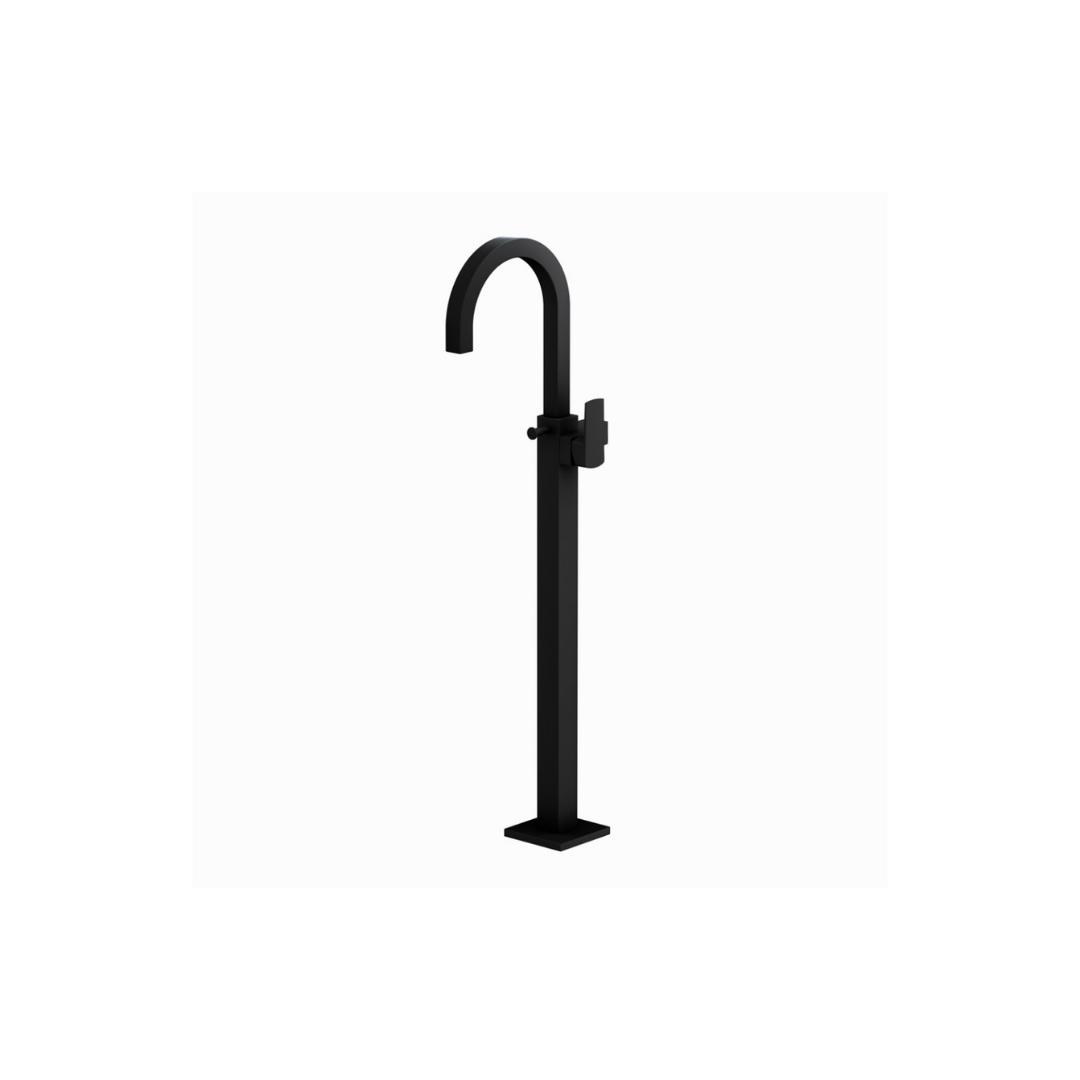 Jaquar 2 Way Bath Tub Filler Kubix Prime KUP-BLM-35121KPM Normal Flow - Black Matt Finish