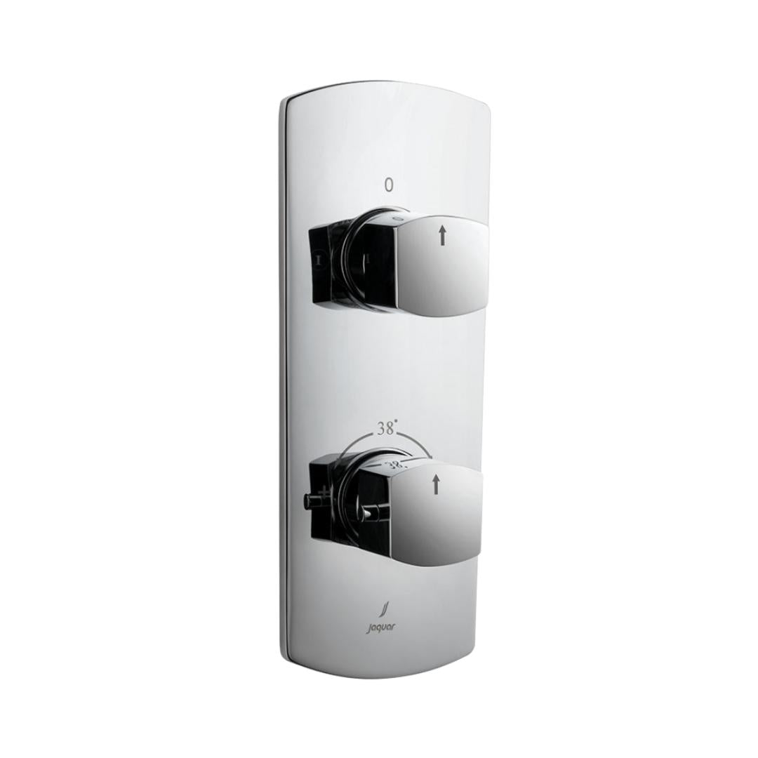 Jaquar 2 Way Thermostatic Diverter Kubix Prime KUP-CHR-35681KPM Normal Flow - Chrome Finish