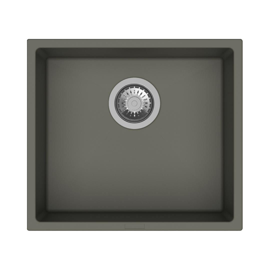 Carysil Quartz Sink Single Bowl SINGLE BOWL MAGIC SALSA ( 18 x 16 inches ) - Concrete