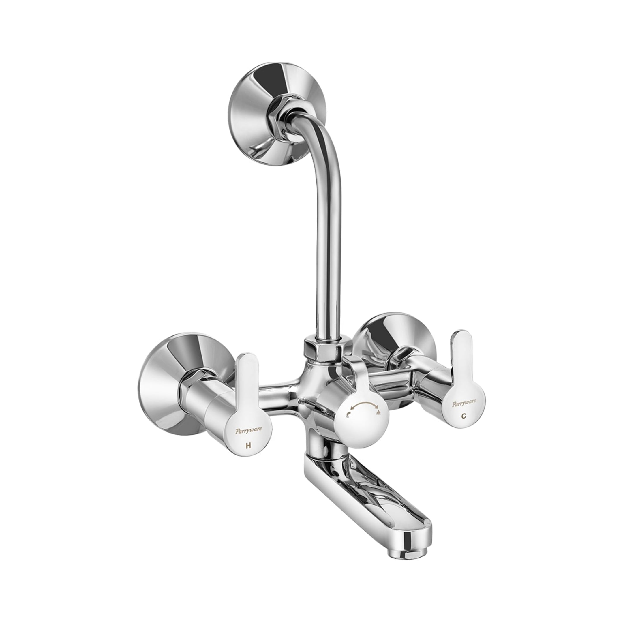 Parryware 2 Way Wall Mixer Claret G5216A1 - Chrome Finish on Decure.in