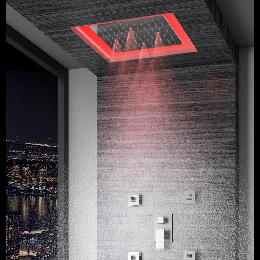 Colston Multi Flow Overhead Shower MERRY DX 3D - Chrome