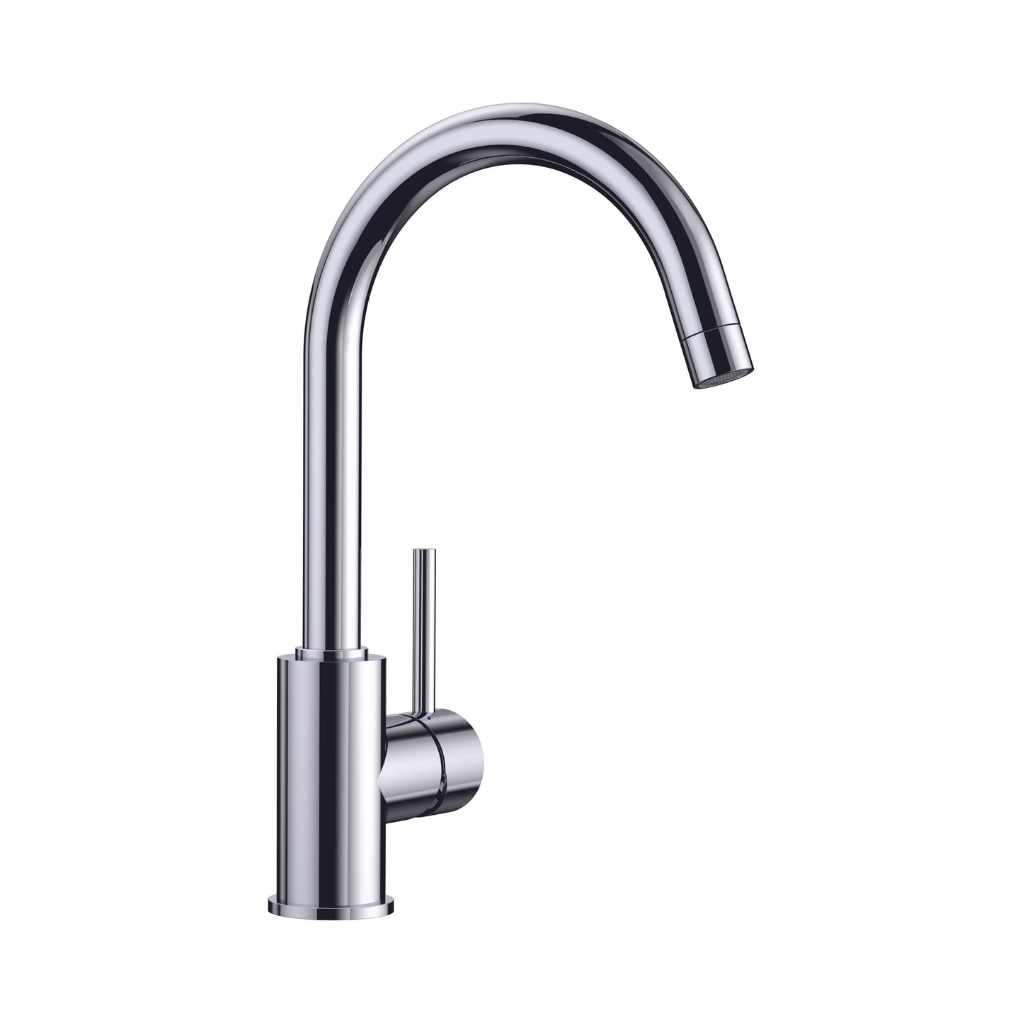 Hafele Table Mounted Regular Kitchen Sink Mixer Blanco MIDA with Swinging Spout in Chrome Finish