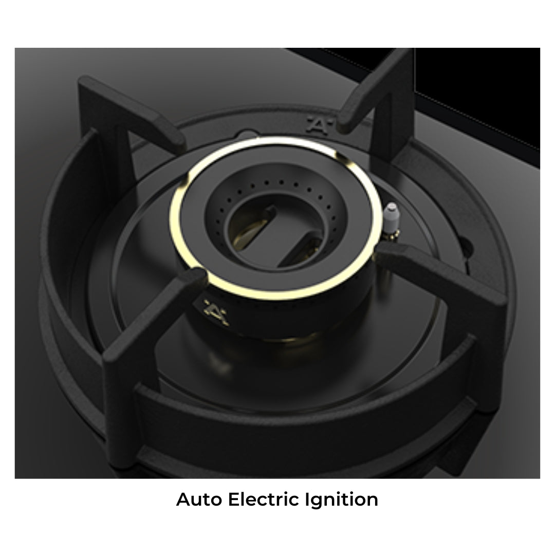 Hafele Built In Oven with Full Steam MIDORA FULL STEAM OVEN + Hafele Built-In Microwave ENZO + Hafele 90 cm Wall Mounted Chimney TERESA NEO I-90 BLDC + Hafele 86 cm 4 Burner Hob Altius Series ALTIUS FS 490