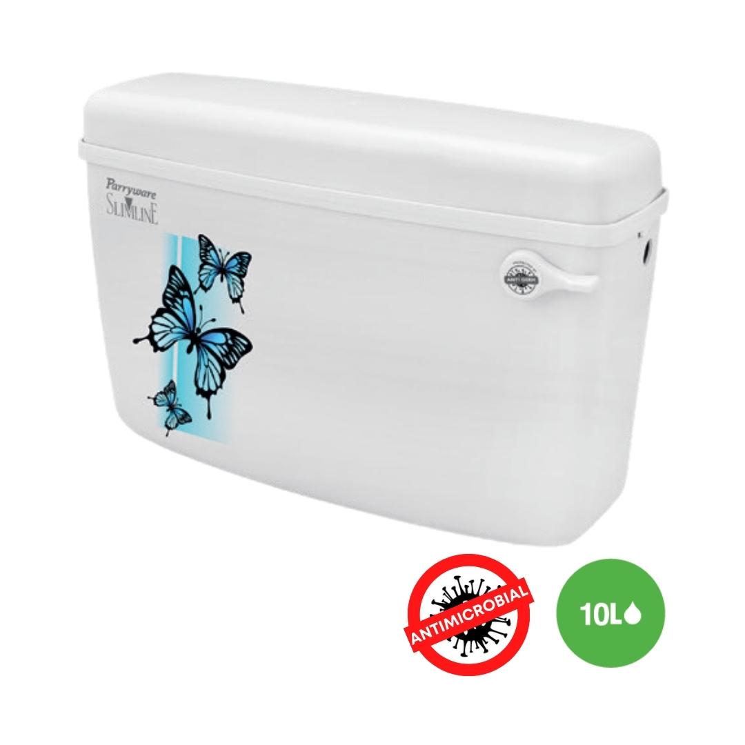 Parryware Glamour Economy External Wall Mounted Cistern Without Frame E8373 - White
