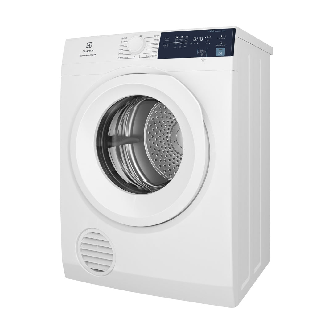 Electrolux Fully Automatic Front Loader 7.5 Kg Dryer UltimateCare 300 EDV754H3WB