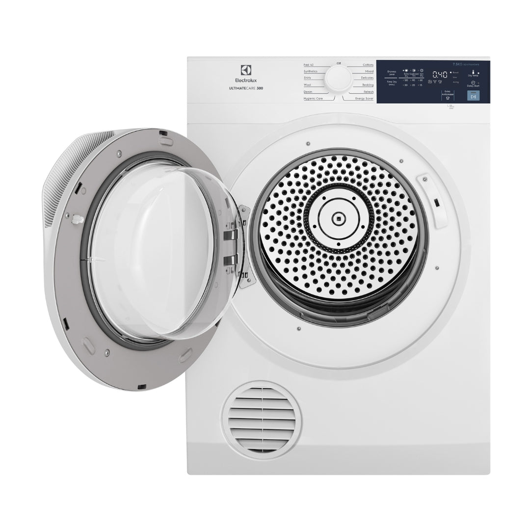 Electrolux Fully Automatic Front Loader 7.5 Kg Dryer UltimateCare 300 EDV754H3WB