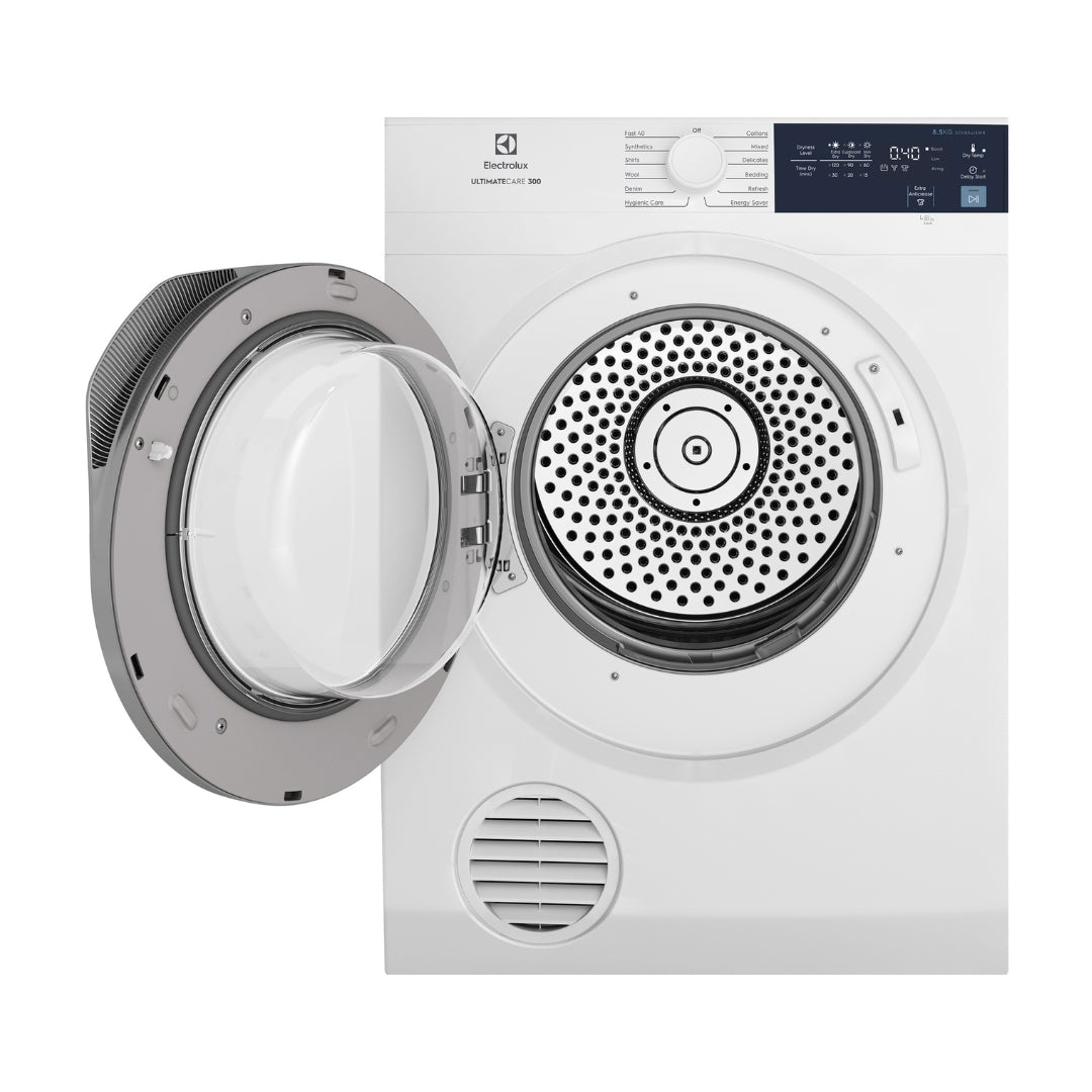 Electrolux Fully Automatic Front Loader 8.5 Kg Dryer UltimateCare 300 EDV854J3WB