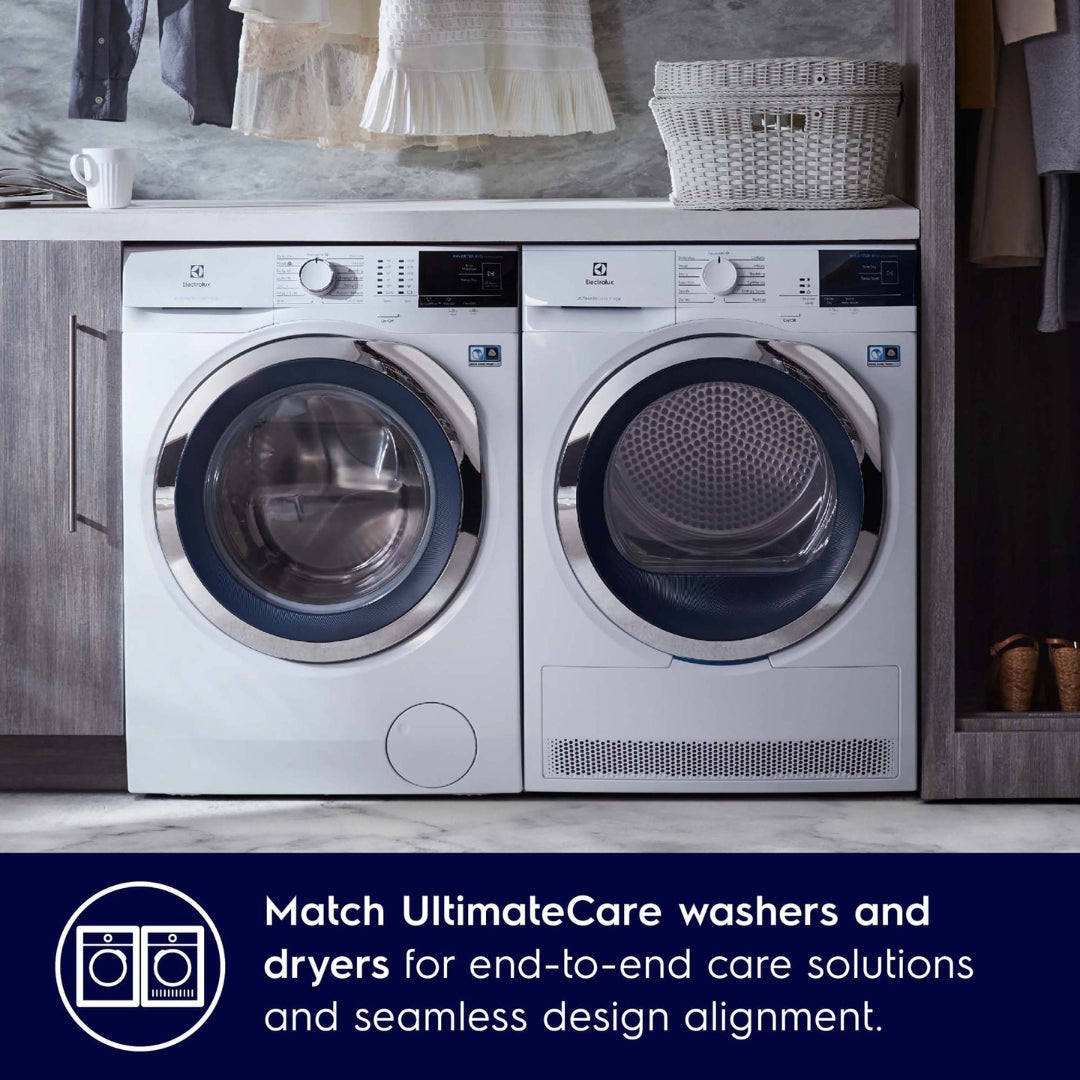 Electrolux Fully Automatic Front Loader 8.5 Kg Dryer UltimateCare 300 EDV854J3WB