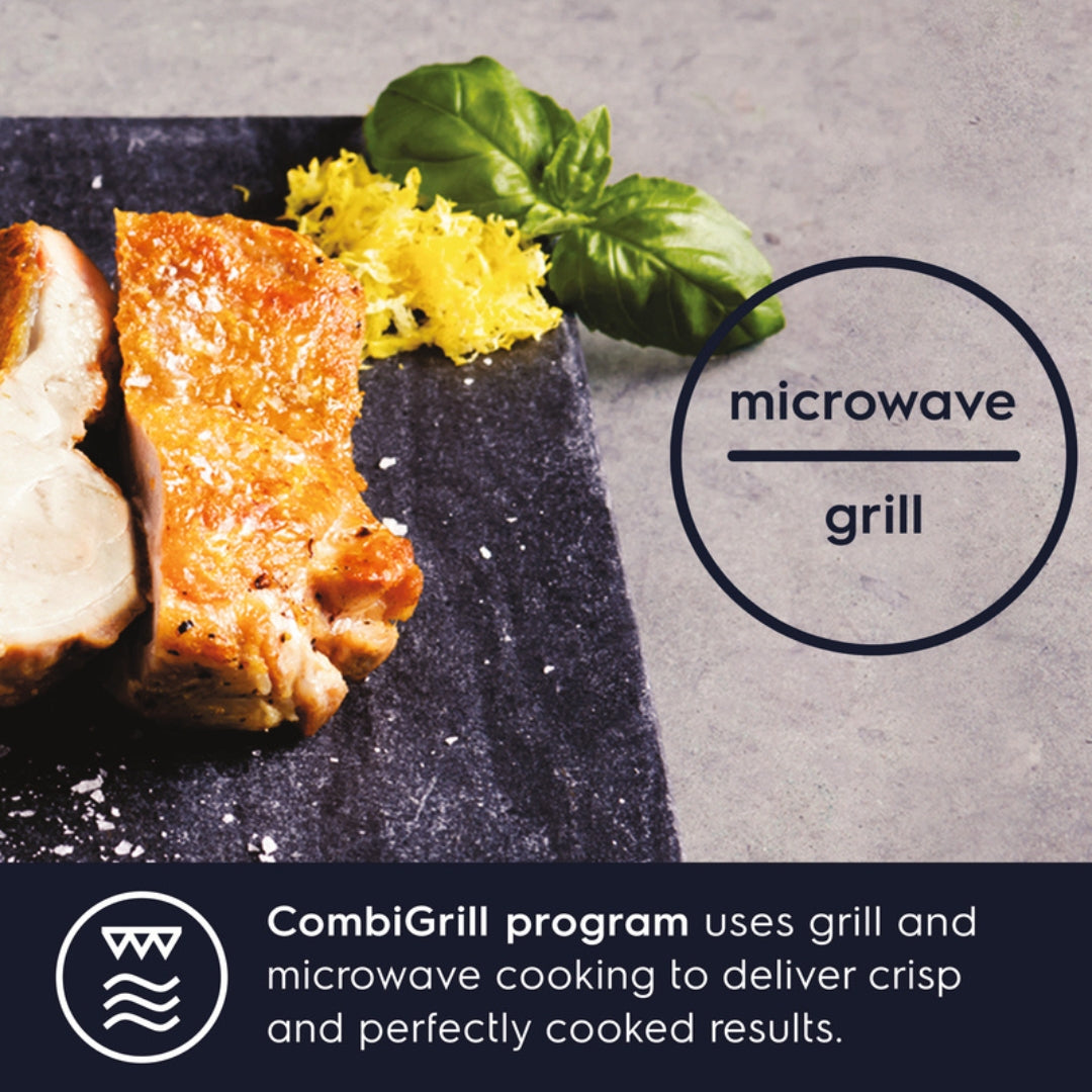 Electrolux Built In Oven With Air Fryer UltimateTaste 500 KOIGH00KA2 + Electrolux Built-In Microwave UltimateTaste 500 EMSB25XG