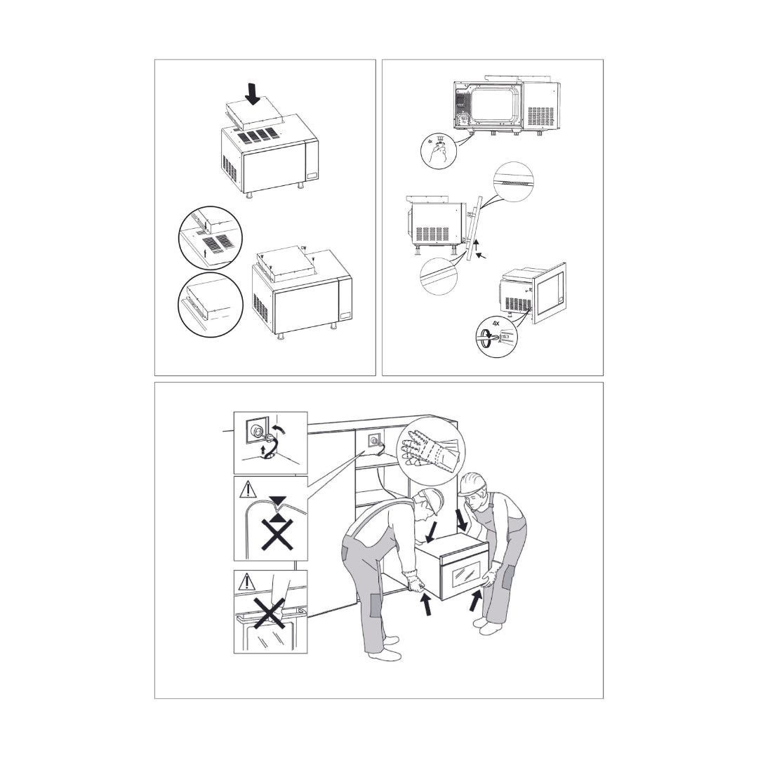 Electrolux Built In Oven With Air Fryer UltimateTaste 500 KOIGH00KA2 + Electrolux Built-In Microwave UltimateTaste 500 EMSB25XG