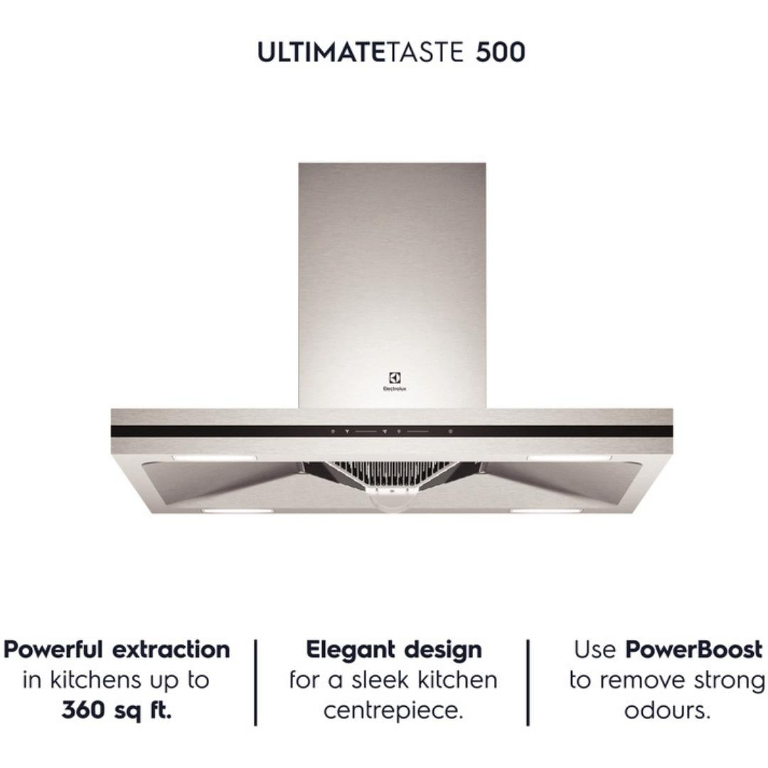 Electrolux 120 cm Island Chimney UltimateTaste 500 Series ERCI927SA