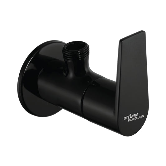 Hindware Basin Area Angle Valve Element Chrome Black F360006GRT - Black Chrome
