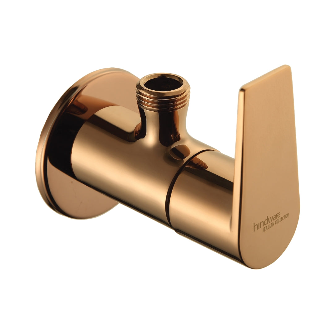 Hindware Basin Area Angle Valve Element Rose Gold F360006RGD - Rose Gold
