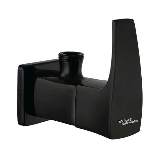 Hindware Basin Area Angle Valve Avior Chrome Black F520006GRT - Black Chrome