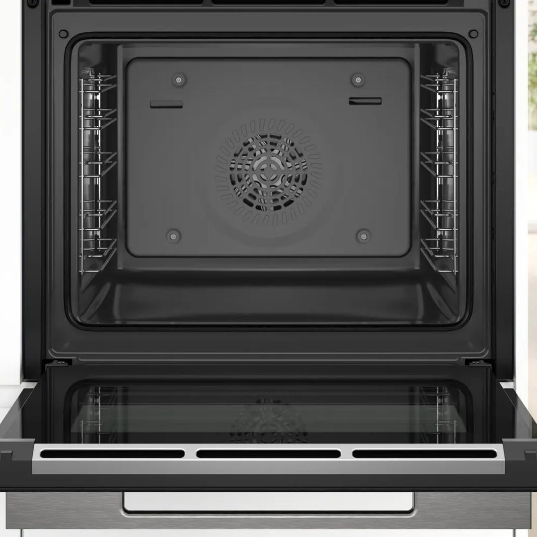 Bosch Built In Oven With Air Fryer HBG7341B1 + Bosch Built-In Microwave Series 6 BEL553MB0I