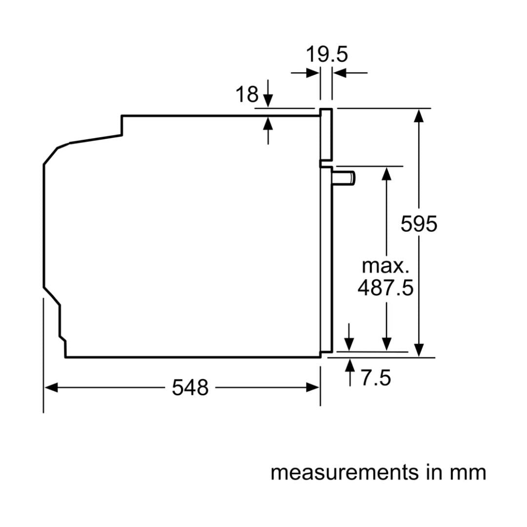 Bosch Built In Oven With Air Fryer HBG7341B1 + Bosch Built-In Microwave Series 6 BEL553MB0I + Bosch 90 cm Wall Mounted Chimney DWK98IJ60I + Bosch 90 cm 4 Burner Hob Series 6 True Brass 3D PNF9B6G20I